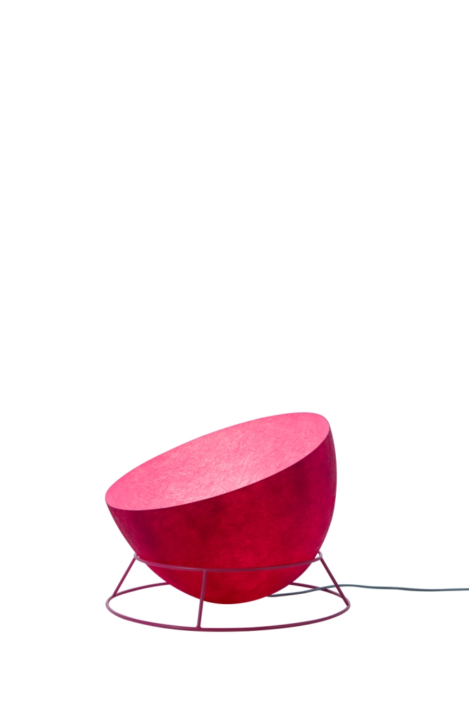 Floor Lamp H2O F Nebulite In-Es Artdesign Collection Luna Color Magenta Size 27,5 Cm   Diam. 46 Cm